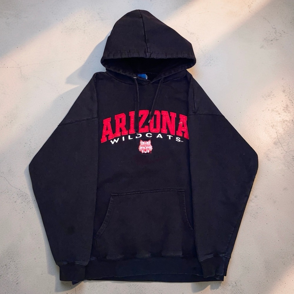 Vintage Arizona Wildcats Mens XL Black College Hoodie Old Varsity Brand